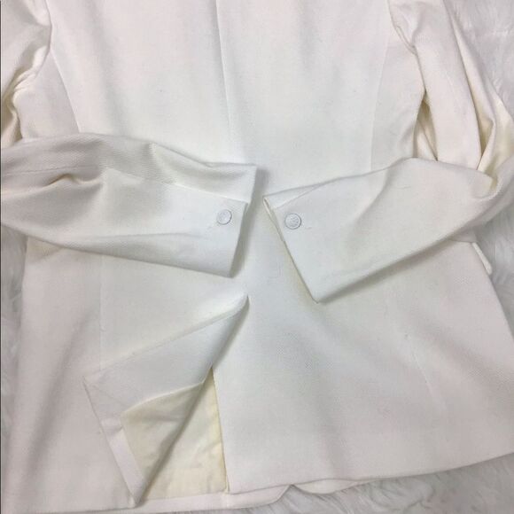 Rag & Bone Sidney Ecru White Blazer Vanilla Hourglass Blazer New Size 10 - Picture 6 of 9